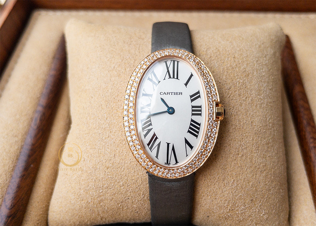 Cartier Baignoire Rose Gold Diamonds