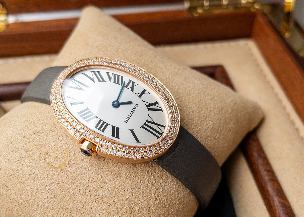 Cartier Baignoire Rose Gold Diamonds