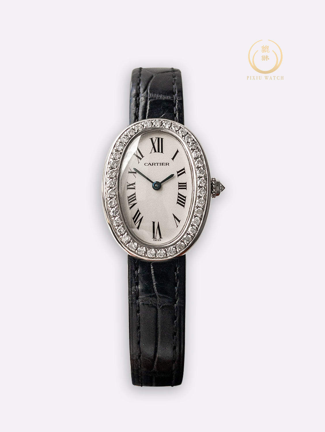 Cartier Baignoire White Gold Diamonds