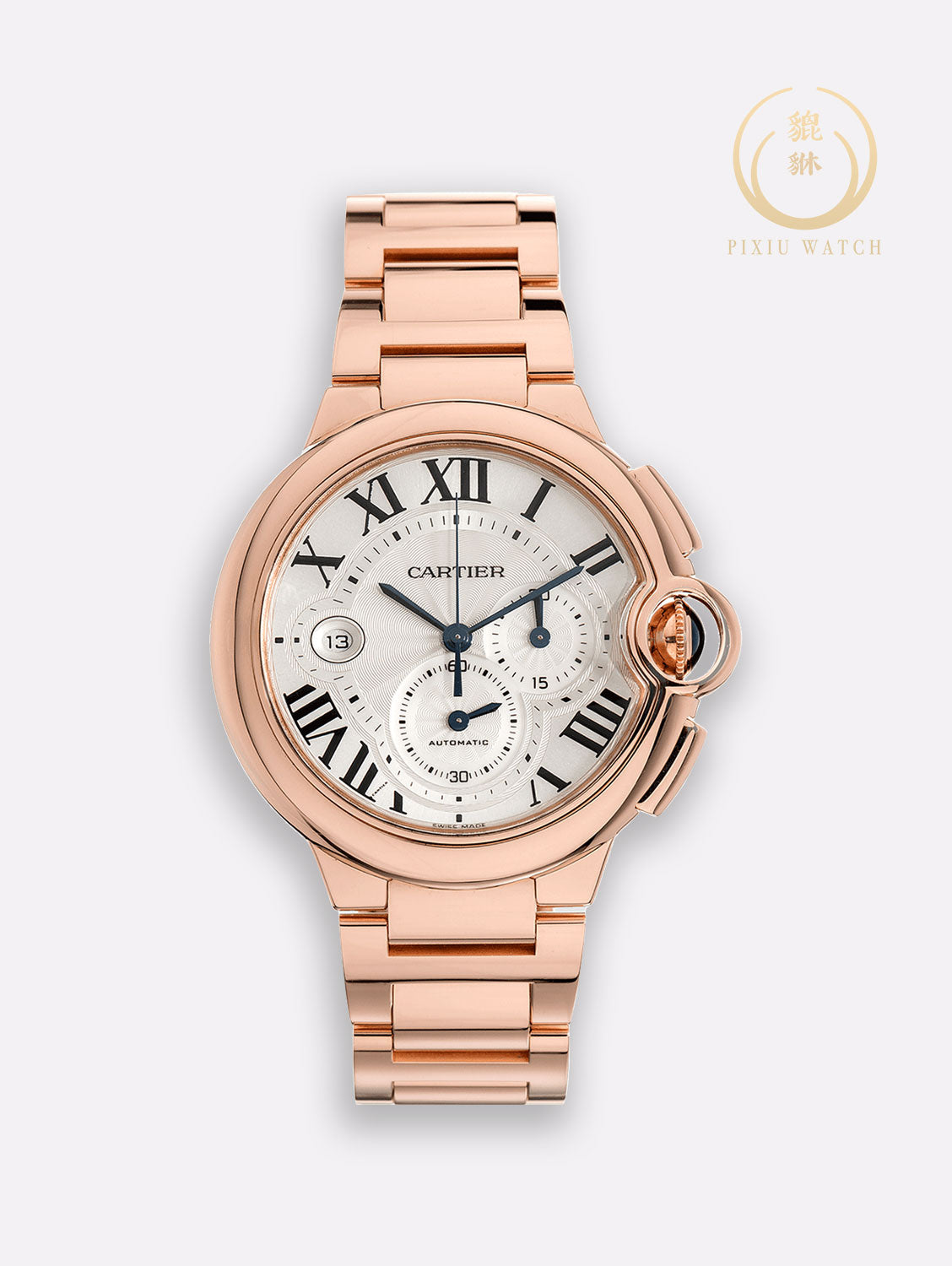 Cartier Ballon Bleu Chronograph Pink Gold
