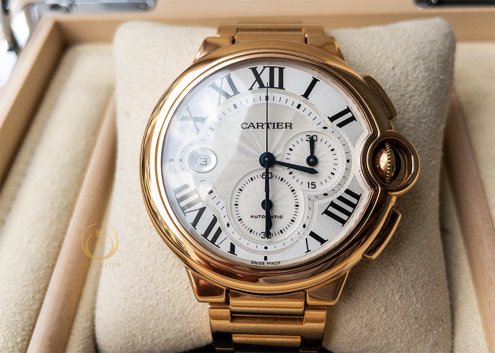 Cartier Ballon Bleu Chronograph Pink Gold