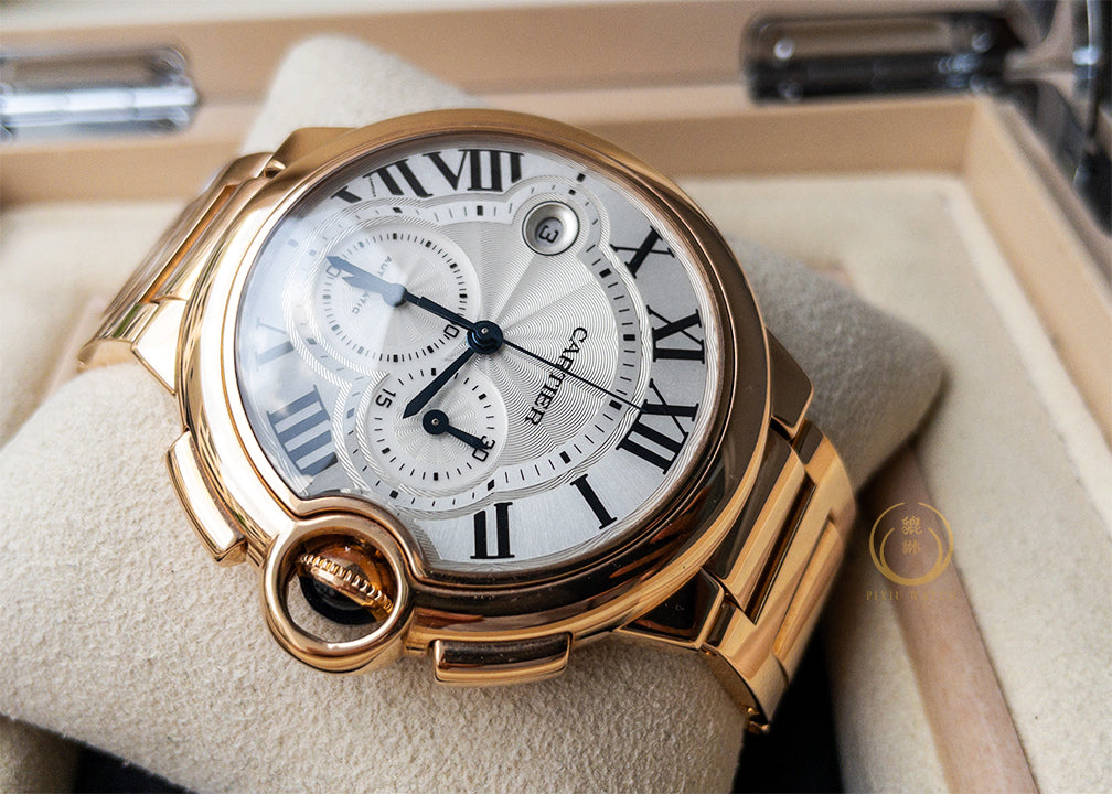 Cartier Ballon Bleu Chronograph Pink Gold