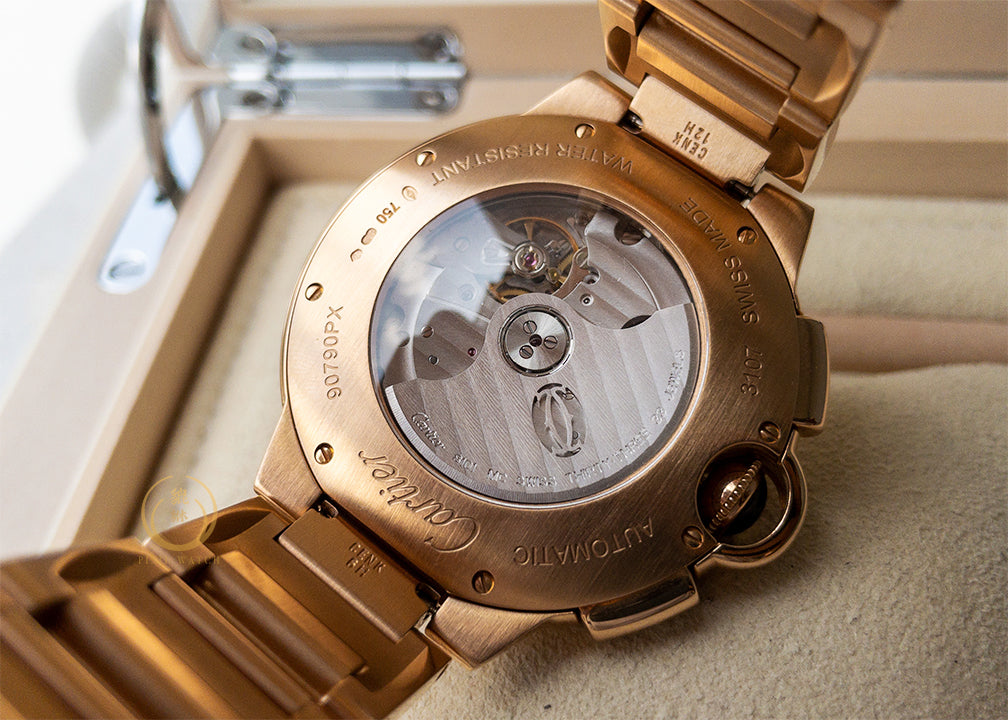 Cartier Ballon Bleu Chronograph Pink Gold