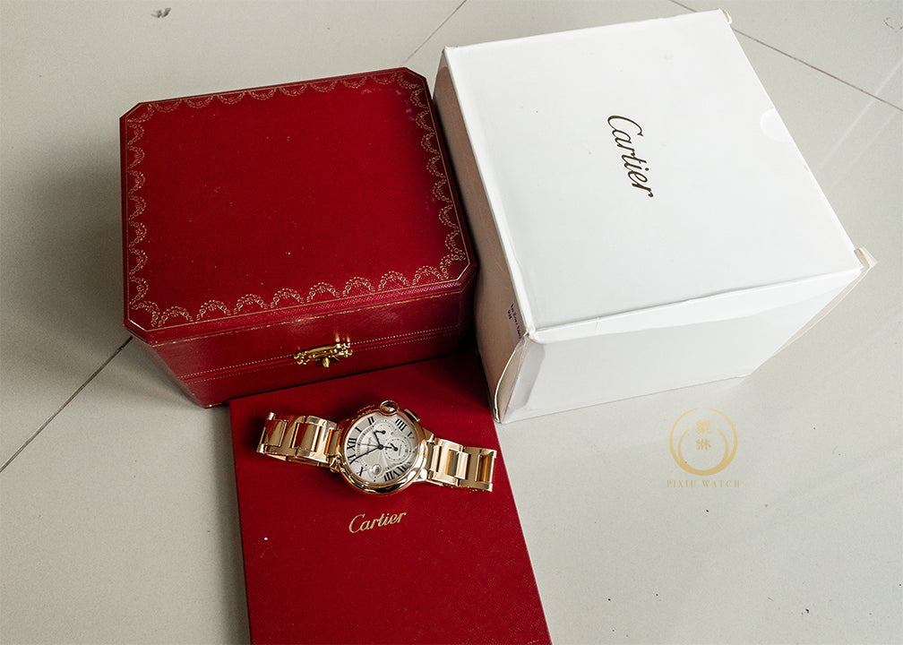 Cartier Ballon Bleu Chronograph Pink Gold