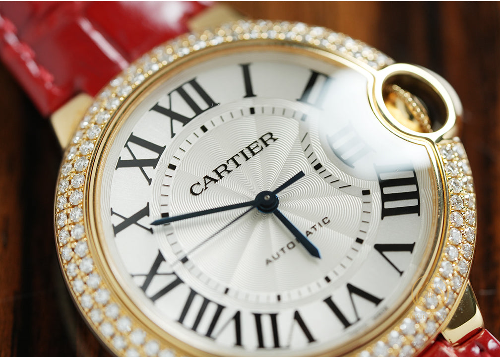 Cartier Ballon Bleu Gold Diamond WE900451