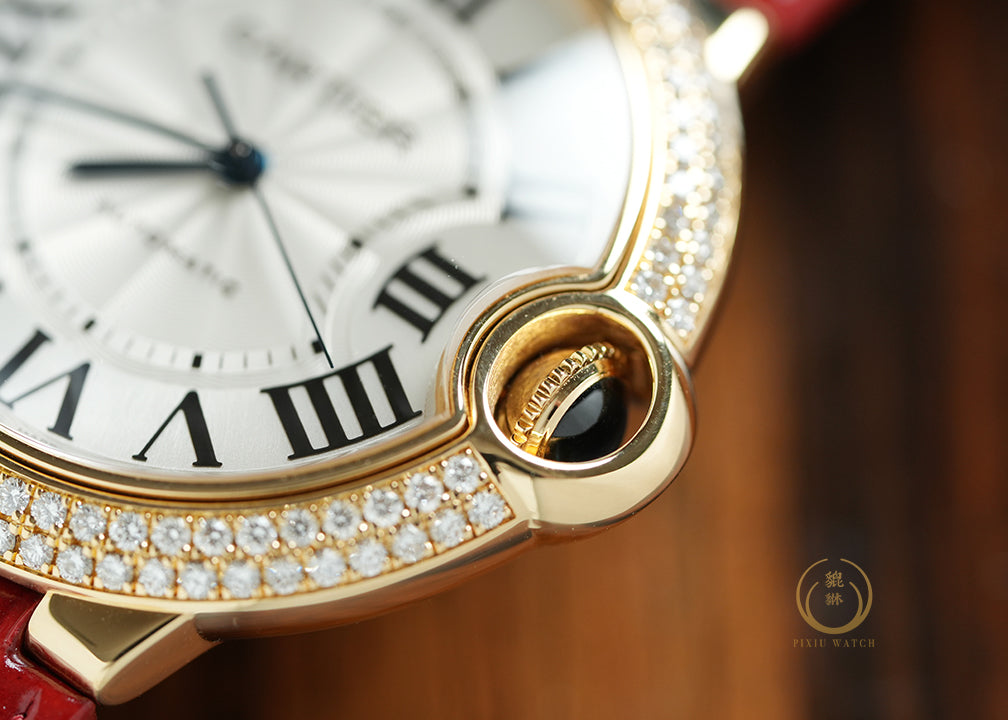 Cartier Ballon Bleu Gold Diamond WE900451