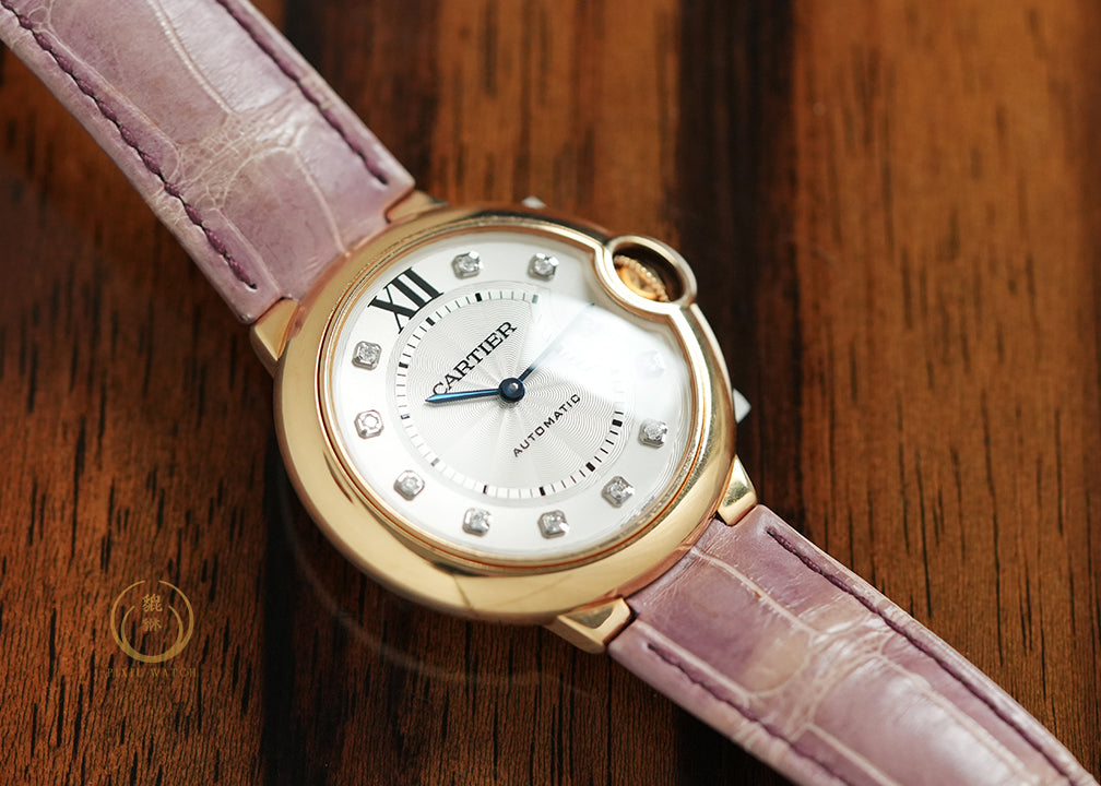 Cartier Ballon Bleu Red Gold Diamonds