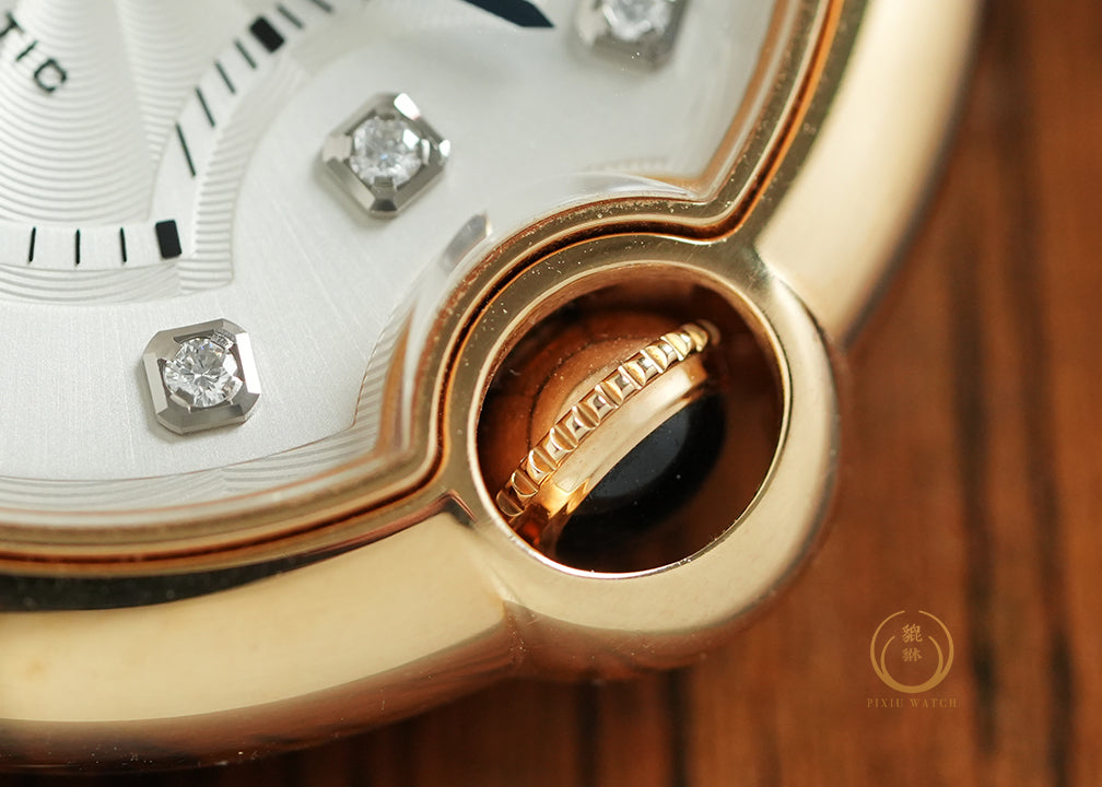 Cartier Ballon Bleu Red Gold Diamonds