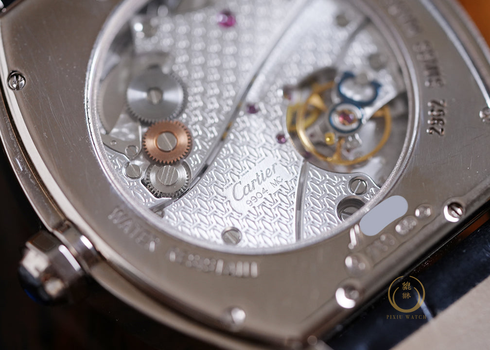Cartier Tortue XL GMT White Gold