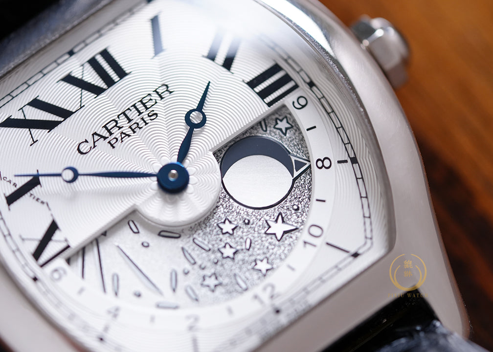 Cartier Tortue XL GMT White Gold