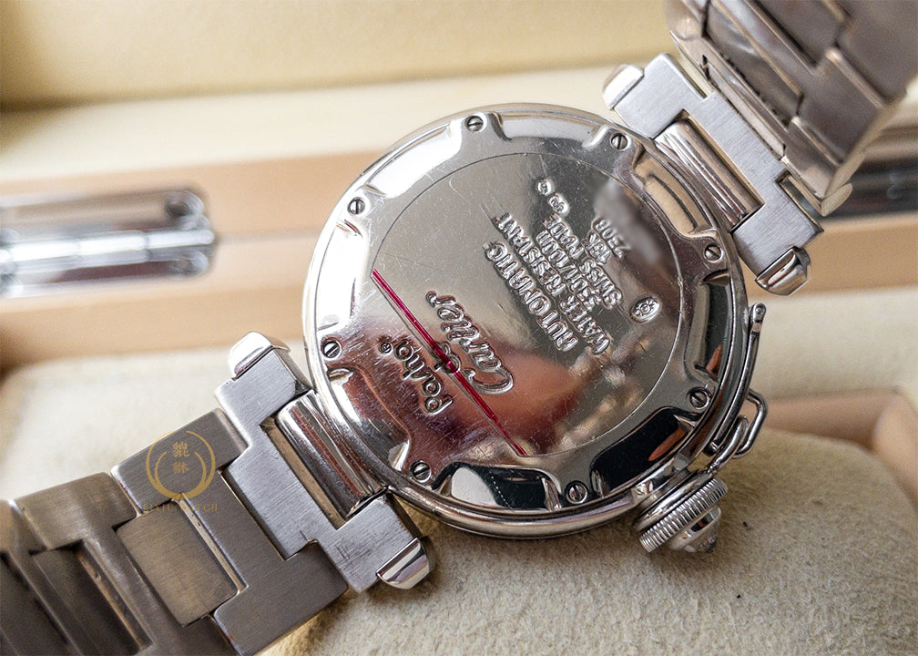 Cartier Pasha Date Diamonds WG