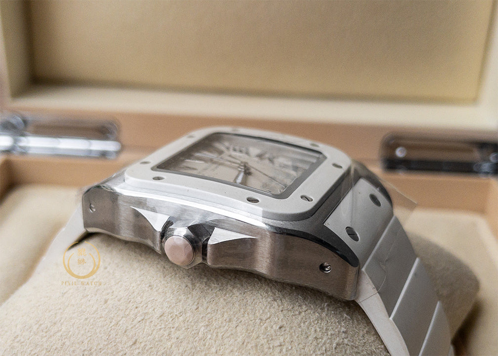 Cartier Santos 2878 White Rubber
