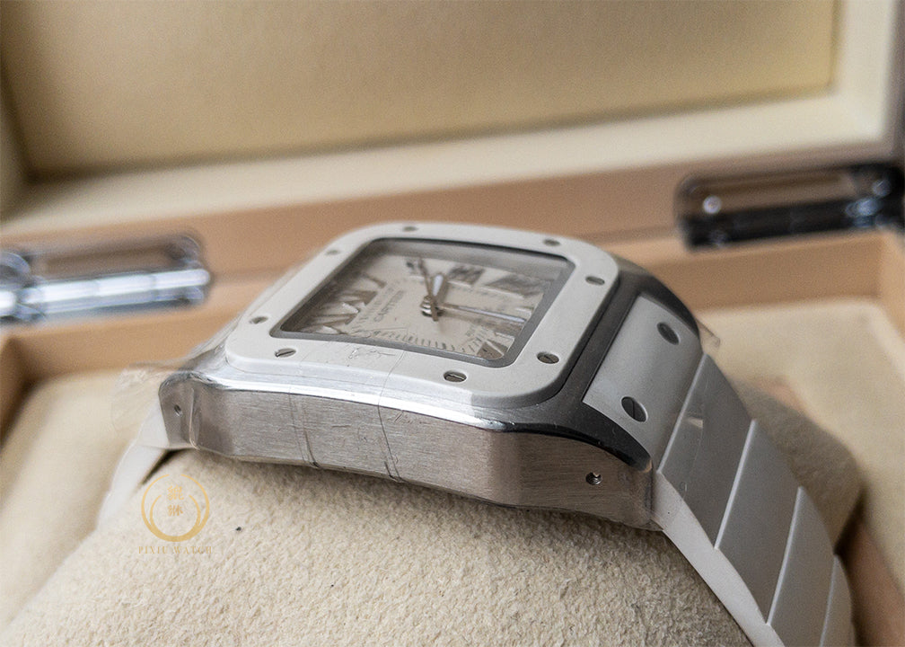 Cartier Santos 2878 White Rubber