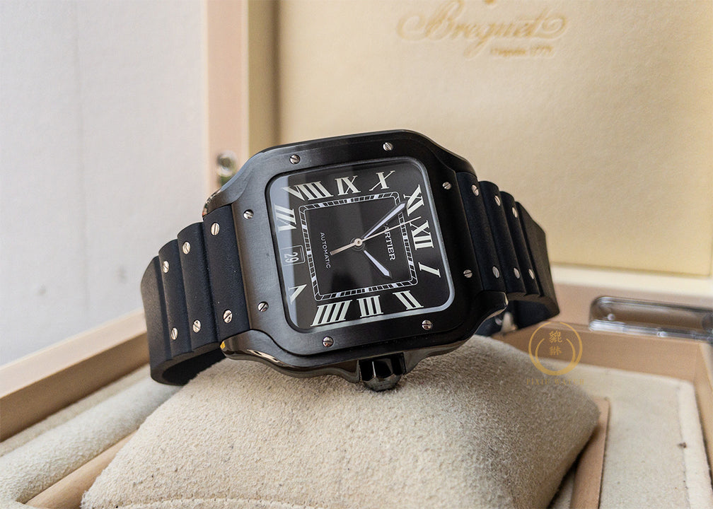Cartier Santos Black Steel ADLC