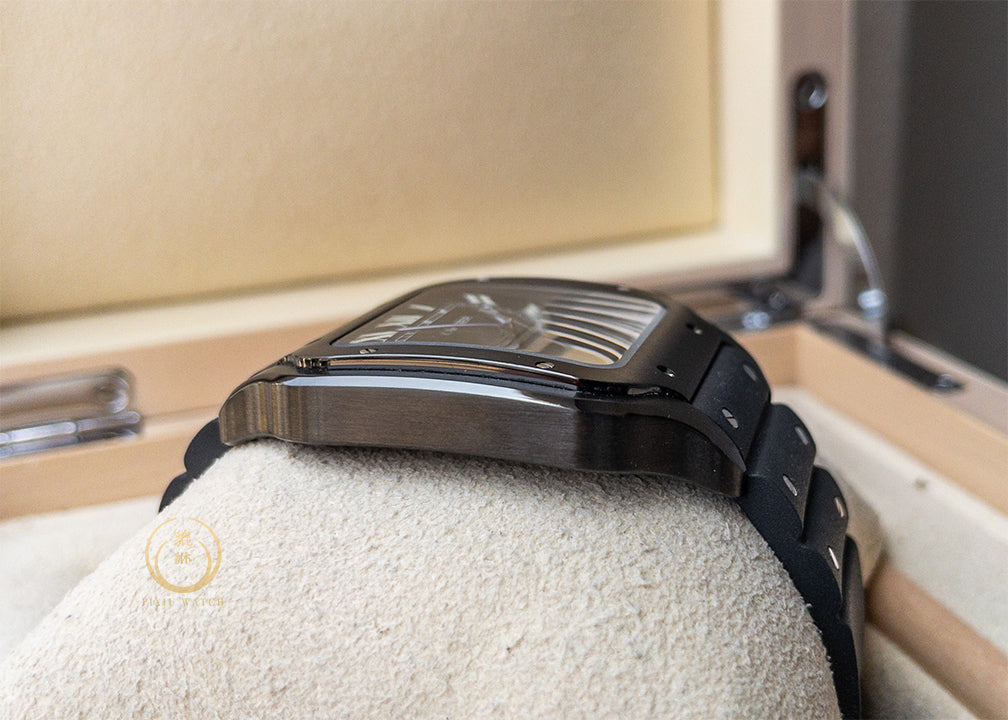 Cartier Santos Black Steel ADLC