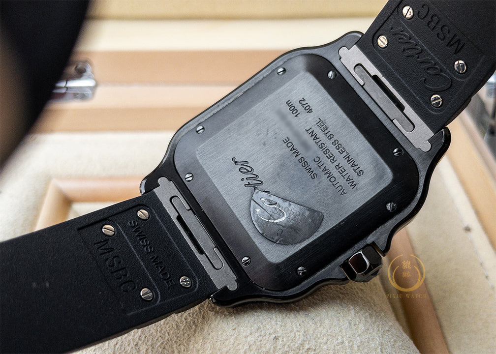 Cartier Santos Black Steel ADLC