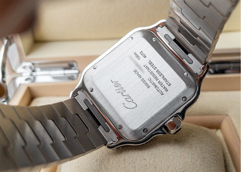 Cartier Santos 4072 Full Diamonds