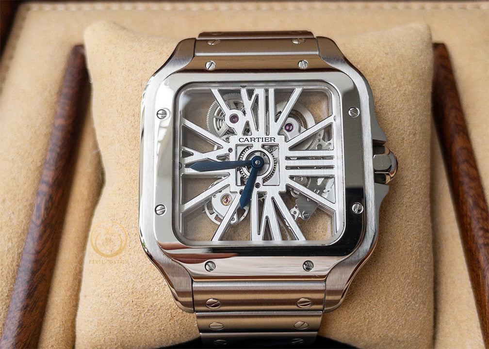 Cartier Santos 4109 Skeleton