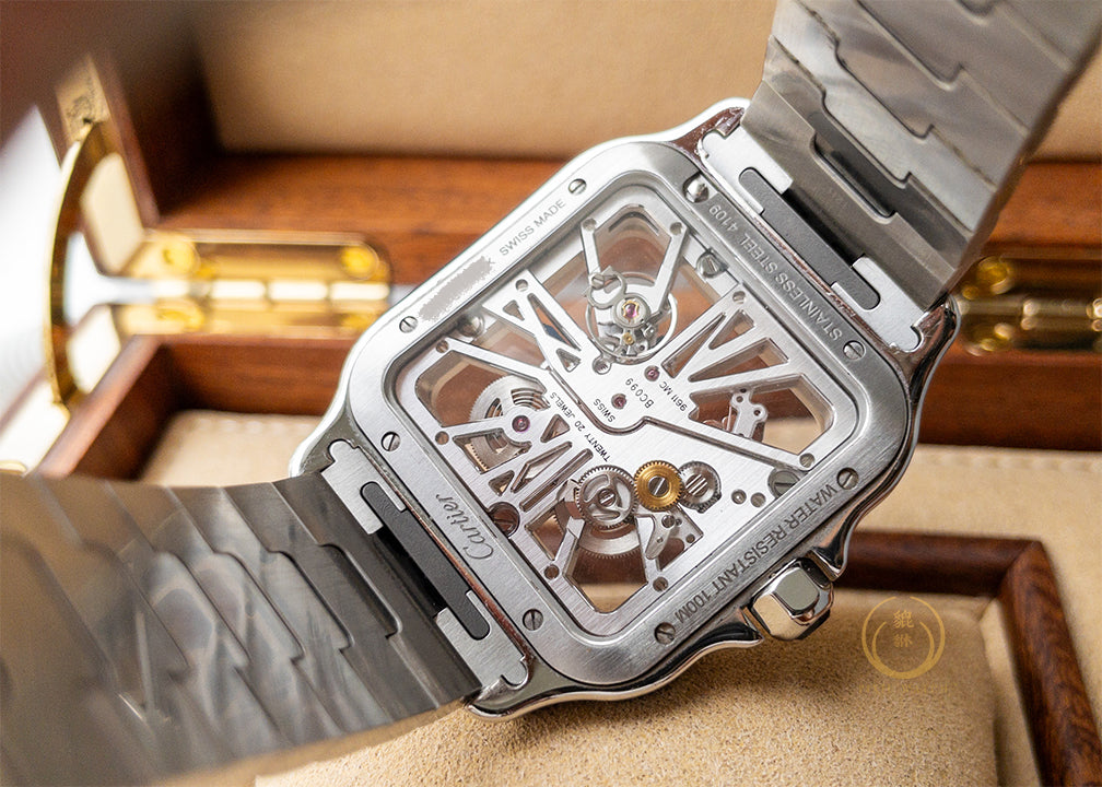 Cartier Santos 4109 Skeleton