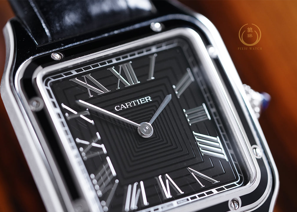 Cartier Santos Dumont Black Lacquer