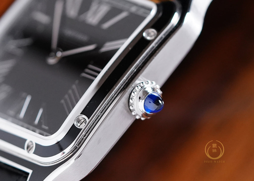 Cartier Santos Dumont Black Lacquer