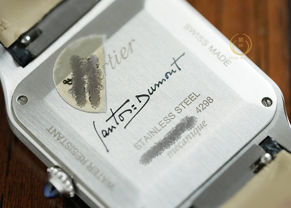 Cartier Santos Dumont Black Lacquer