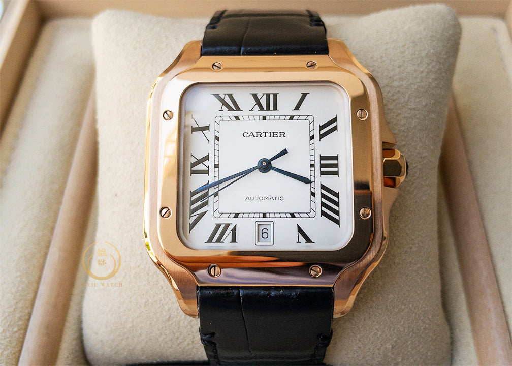 Cartier Santos Large Model Red Gold