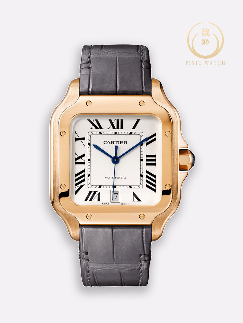 Cartier Santos Large Model Red Gold