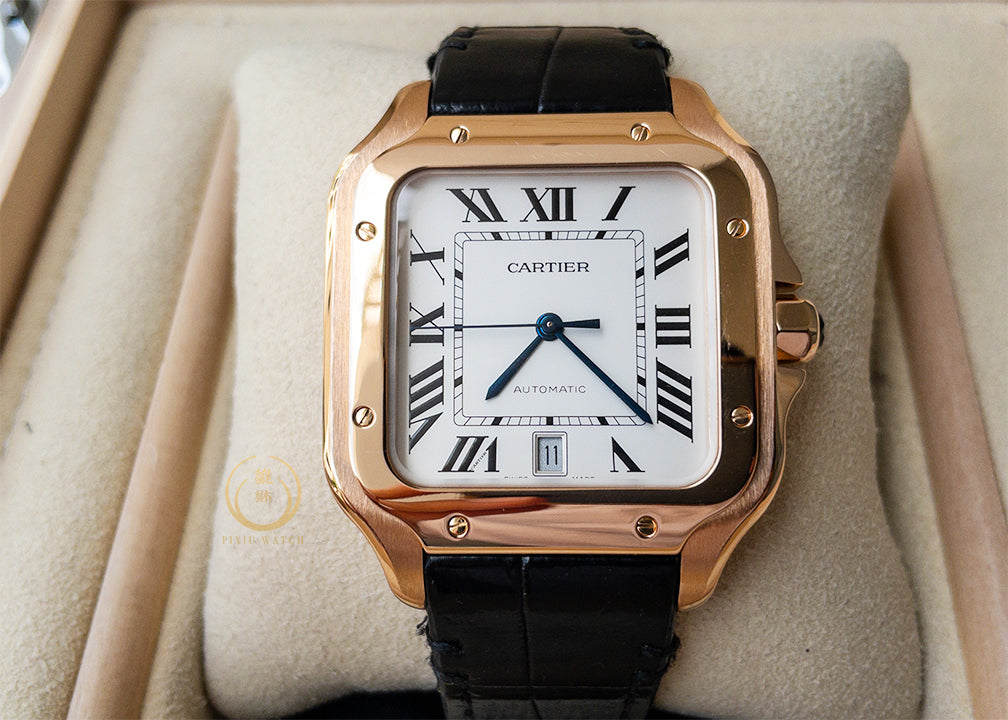 Cartier Santos Rose Gold WGSA0011