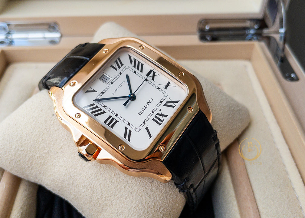 Cartier Santos Rose Gold WGSA0011
