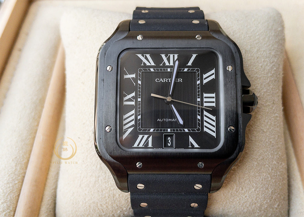 Cartier Santos Black Steel ADLC