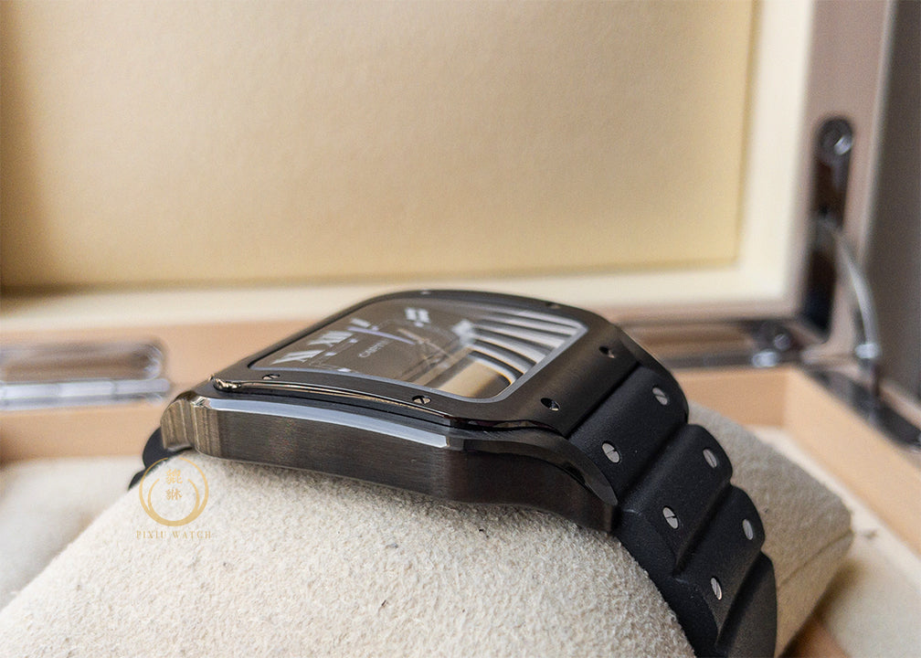 Cartier Santos Black Steel ADLC