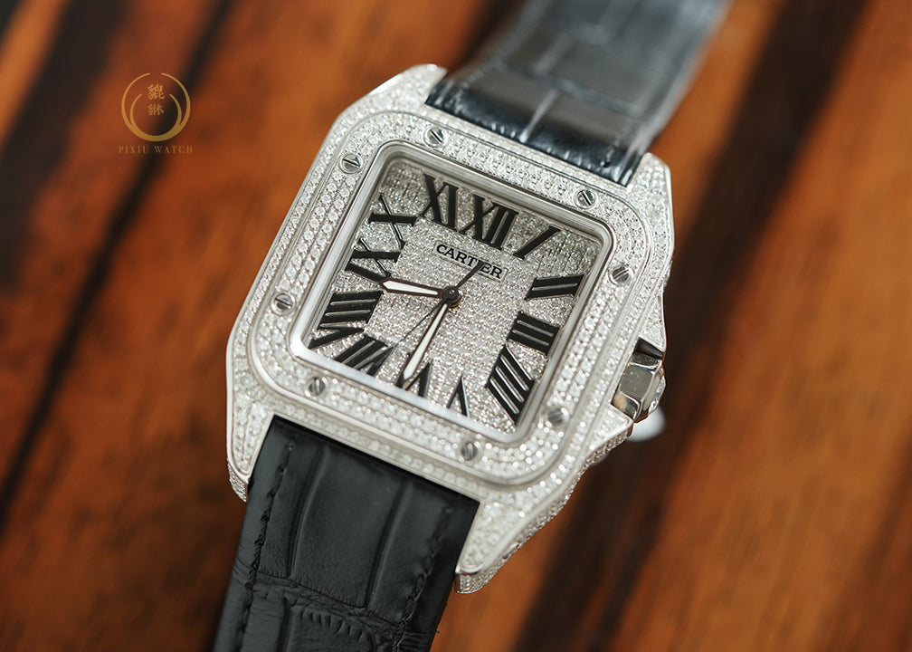 Cartier Santos Large Model Steel W20073X8