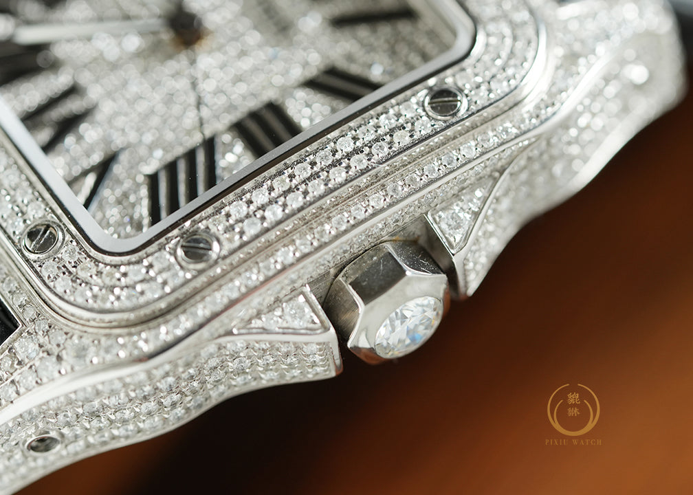 Cartier Santos Large Model Steel W20073X8