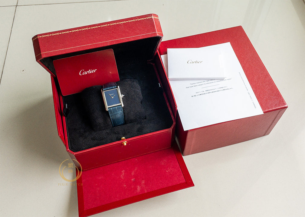 Cartier Tank Must De Blue