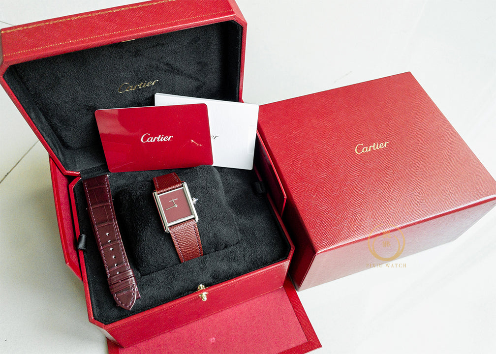 Cartier Tank Must De Red Steel