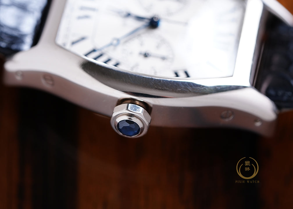 Cartier Tortue CPCP Monopusher White Gold