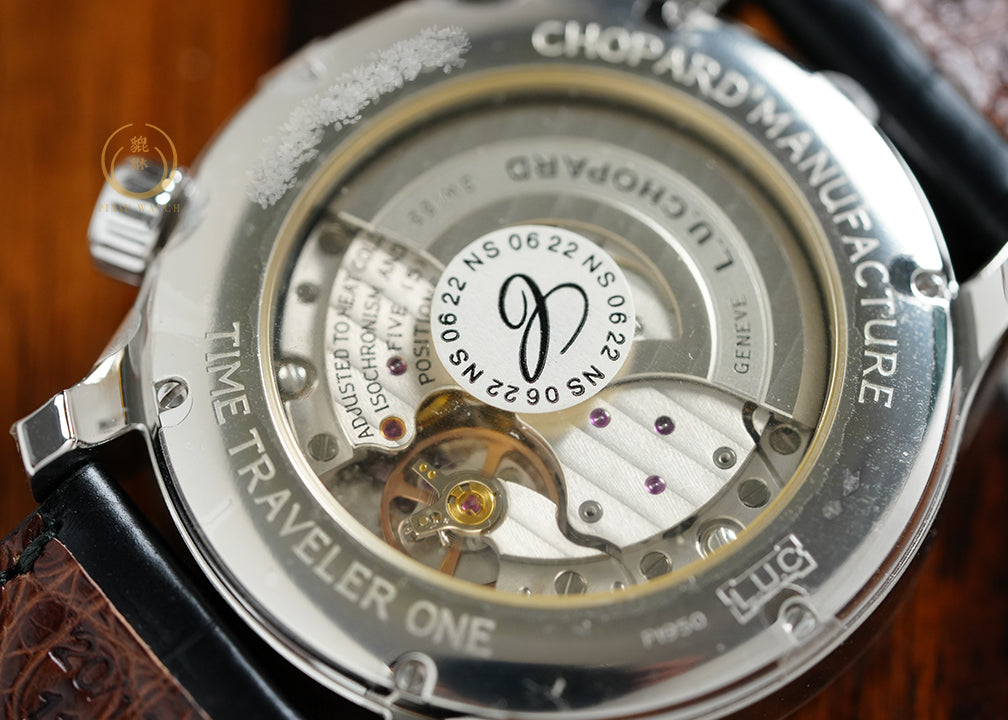 “NOS” Chopard Time Traveler One Platinum