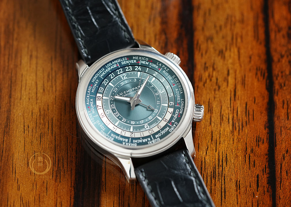 “NOS” Chopard Time Traveler One Platinum
