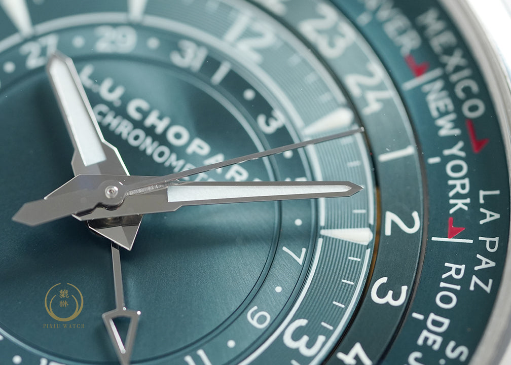 “NOS” Chopard Time Traveler One Platinum