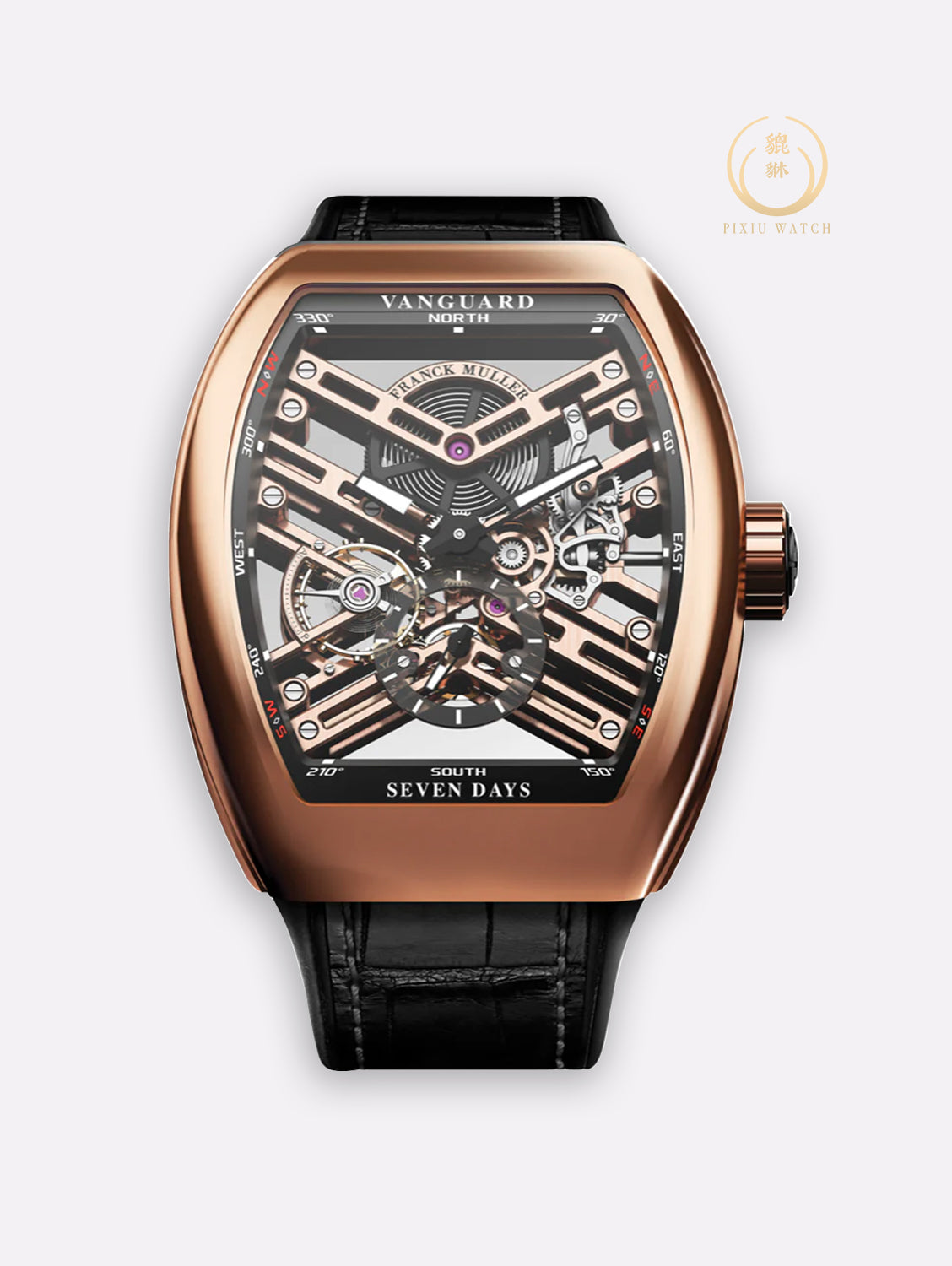 Franck Muller Vanguard 7 Days Skeleton RG