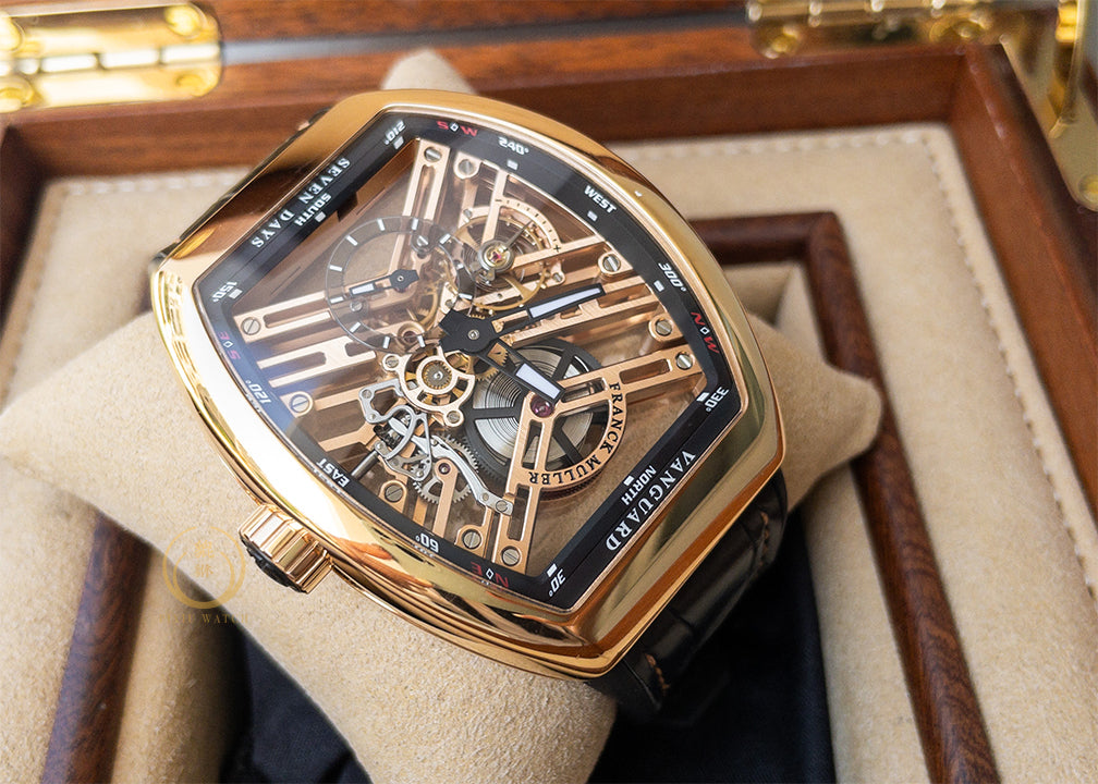 Franck Muller Vanguard 7 Days Skeleton RG