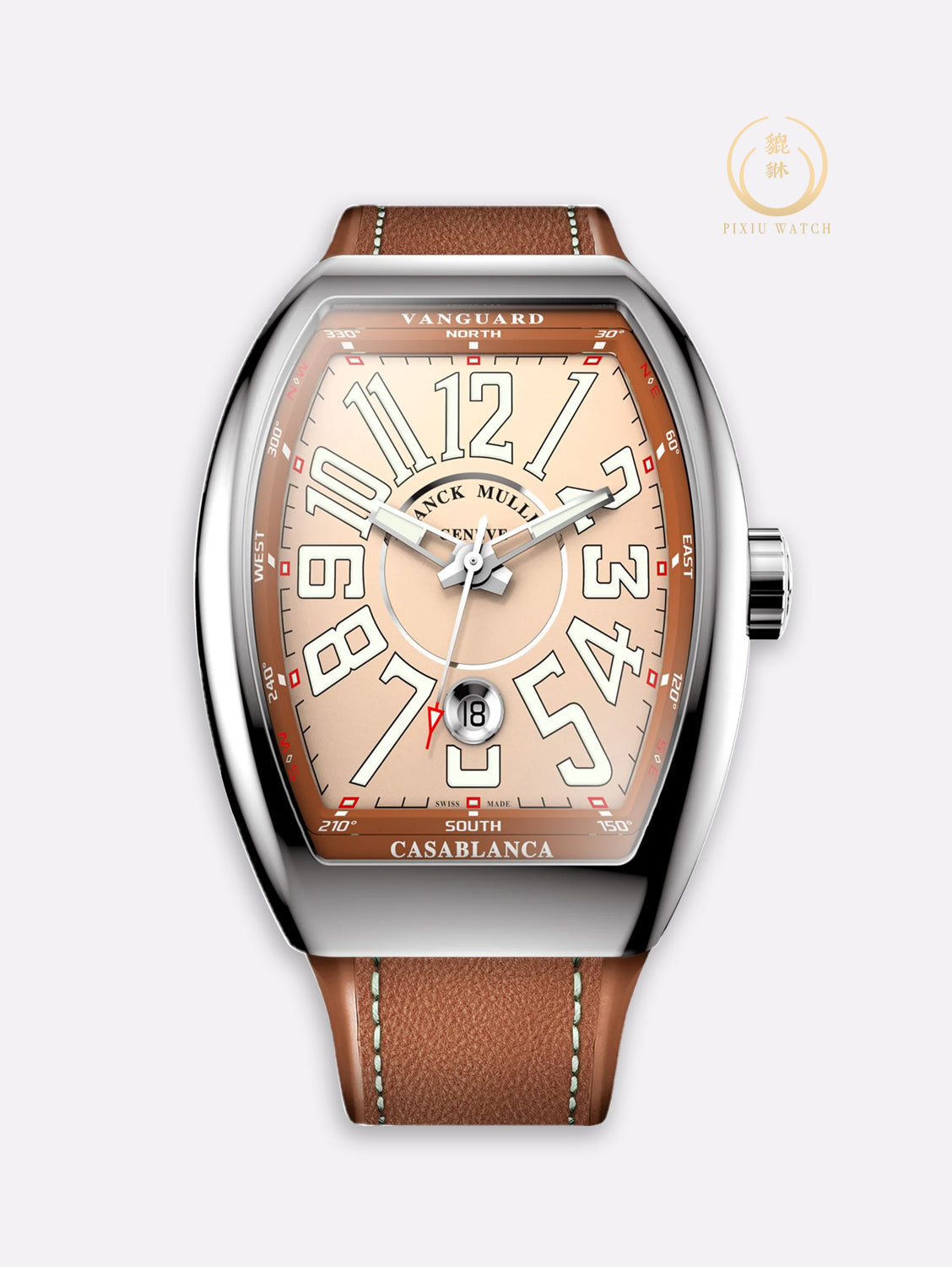 Franck Muller Vanguard Casablanca V 43 Salmon Dial