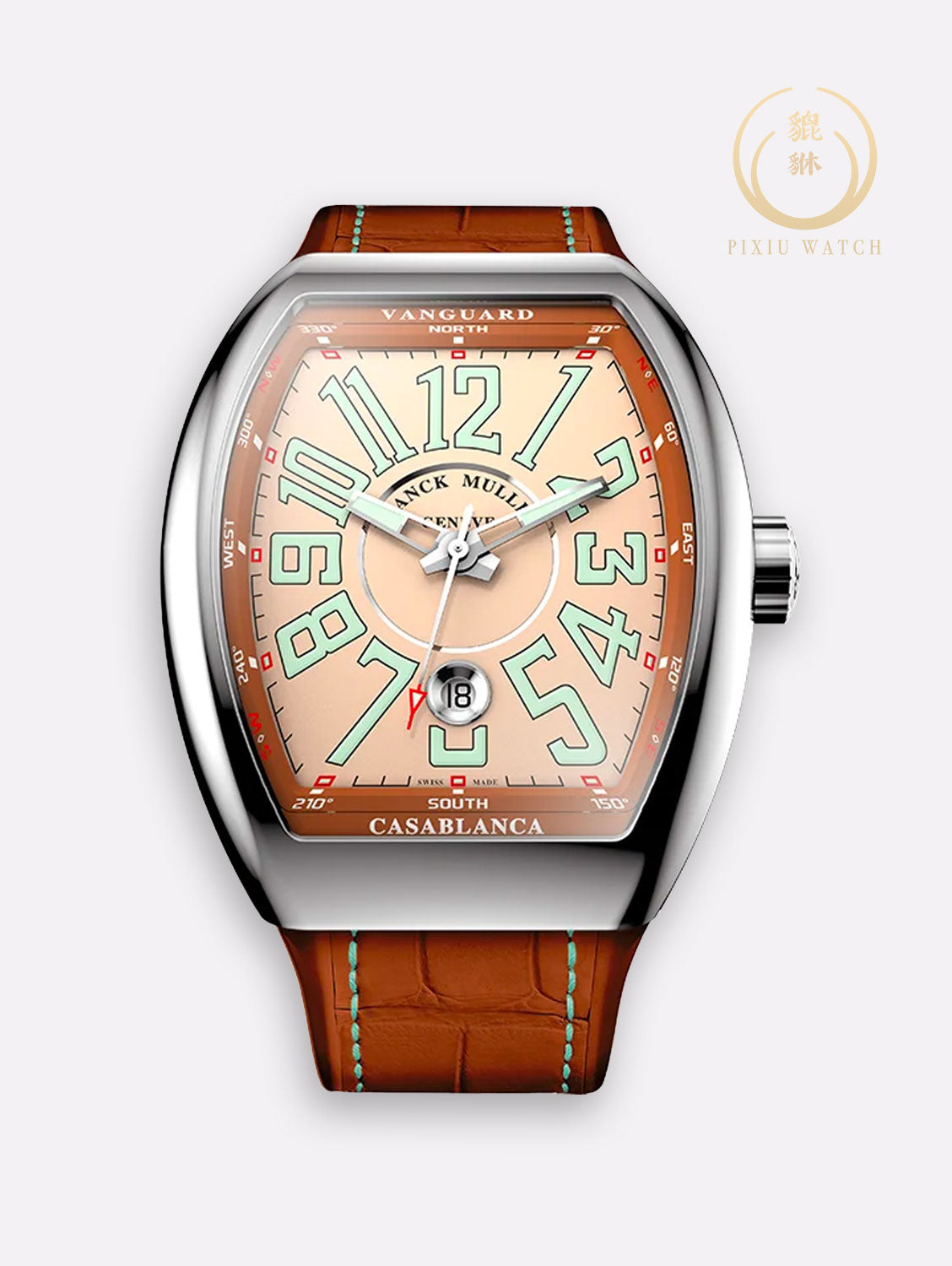 Franck Muller Vanguard Casablanca Salmon Dial