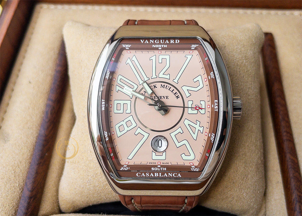 Franck Muller Vanguard Casablanca Salmon Dial