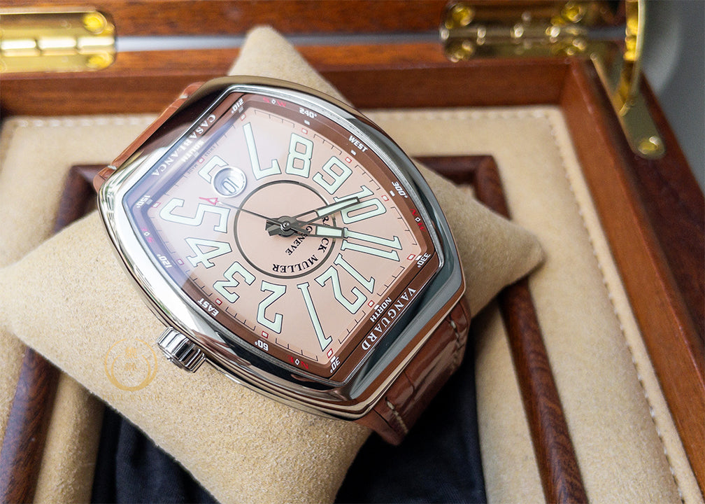 Franck Muller Vanguard Casablanca Salmon Dial