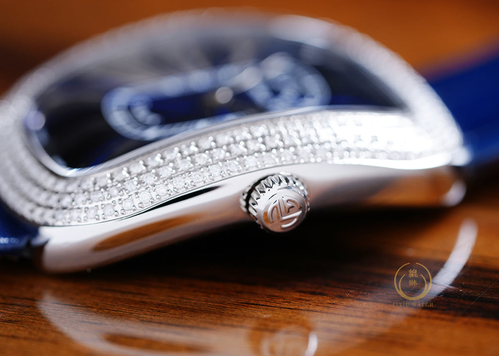 Franck Muller Galet Blue 3002 After Diamonds