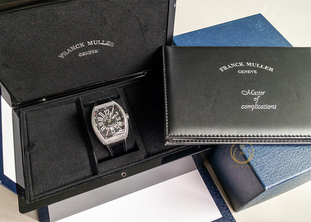 Franck Muller Vanguard V45 Diamonds Black Dial