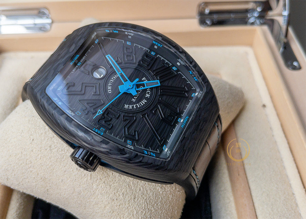 Franck Muller Vanguard V 45 黑色碳纖維腕錶