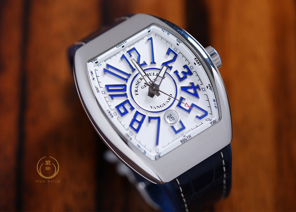 Franck Muller Vanguard V 45 White and Blue